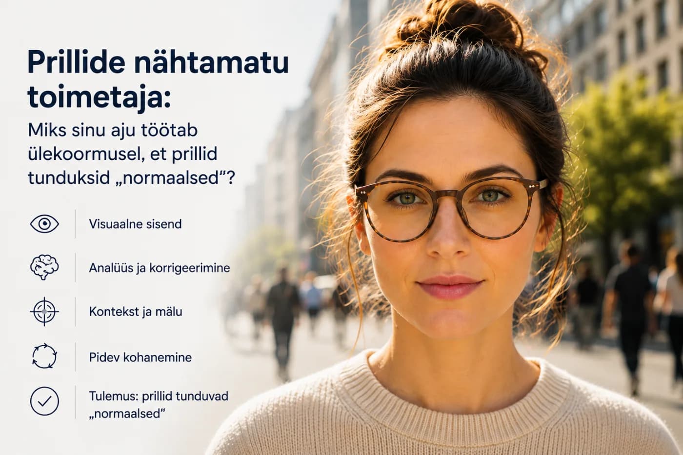 Nähtamatu toimetaja meie silme ees: Miks su aju peab tegema ületunde, et prilliklaaside moonutusi peita?