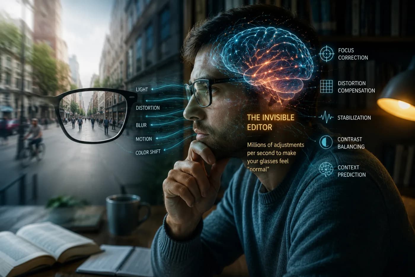 The Invisible Editor: Why Your Brain Works Overtime to Make Your Glasses Feel "Normal"