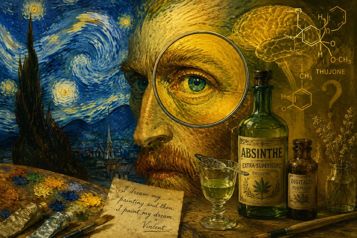 The Chemistry of the Starry Night: Did Van Gogh See the World Through a Yellow Filter?